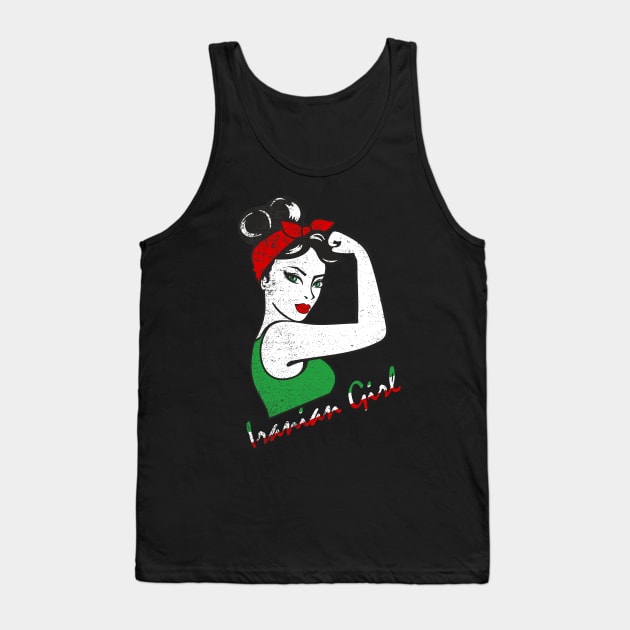 Iranian Girl Iran Woman Persian Flag Tank Top by hadlamcom